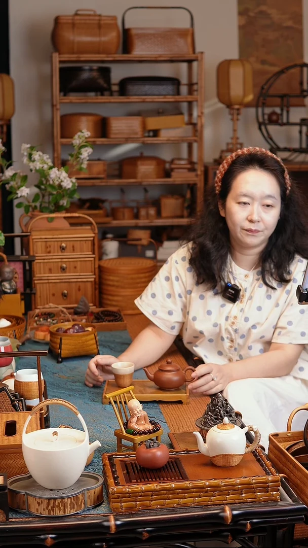 四方壶承】岩石板面竹制壶承干泡台家用喝茶道具配件