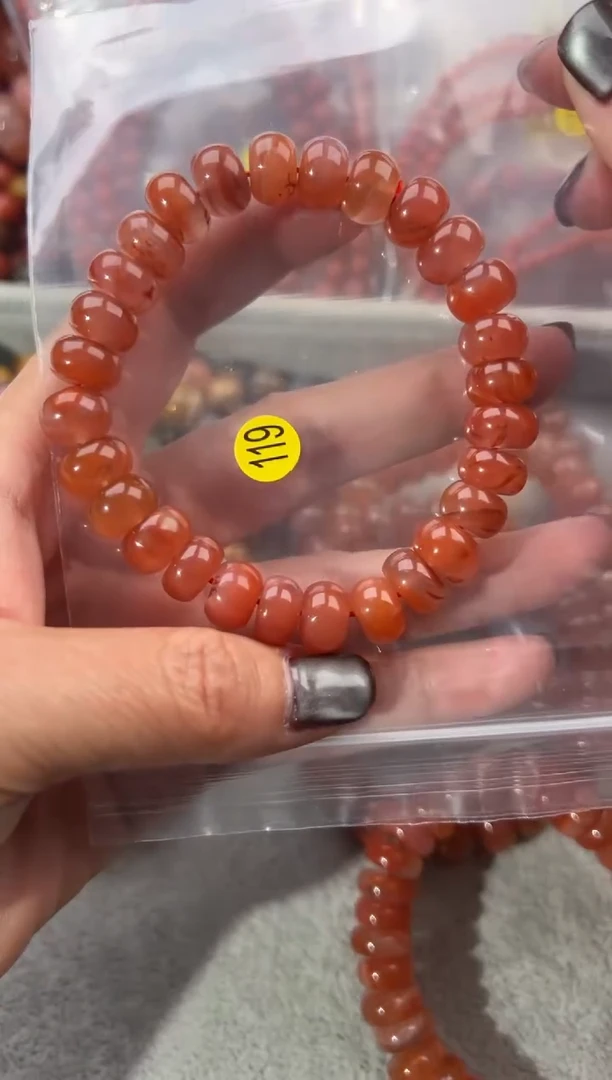 未镶嵌手串南红玛瑙10+