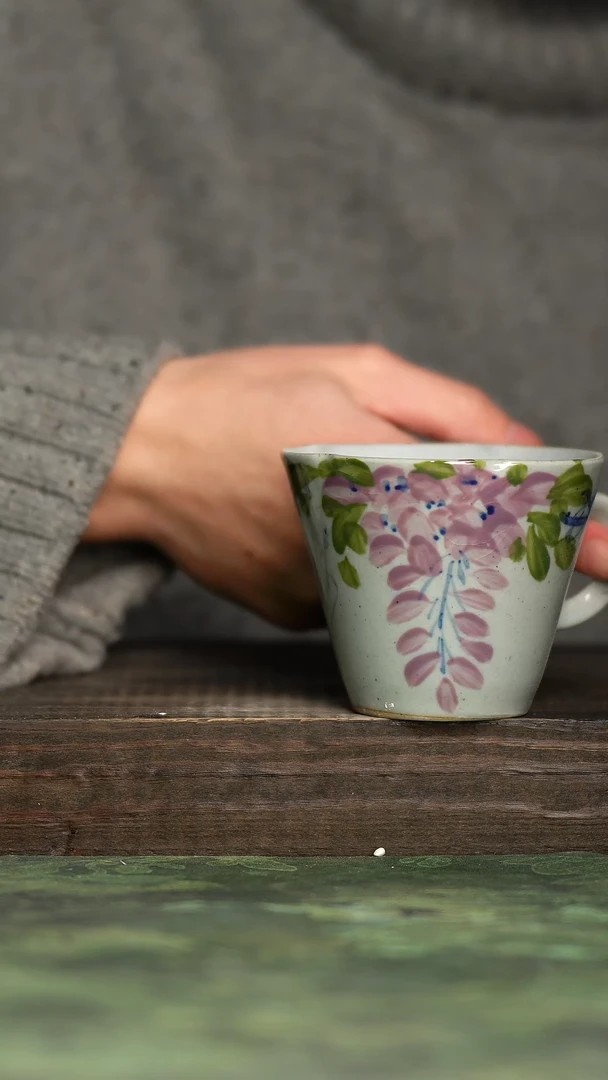 【闪购商品】杯青诗手工手绘瓷器