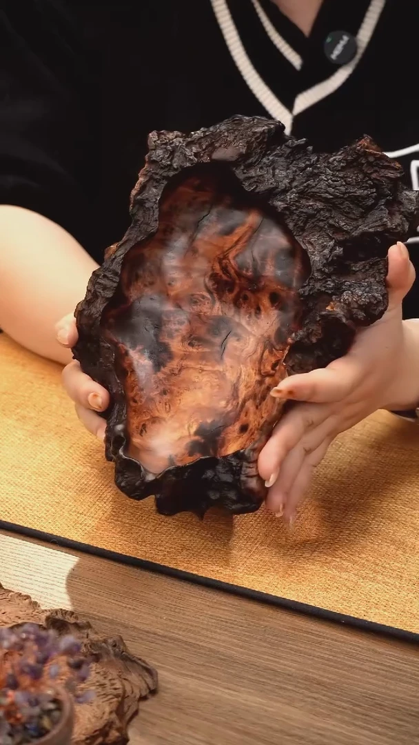 15号云小屋紫柚木果盘