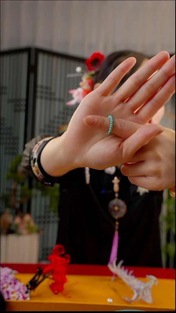 刺绣思*非遗苏绣绒花手工饰品