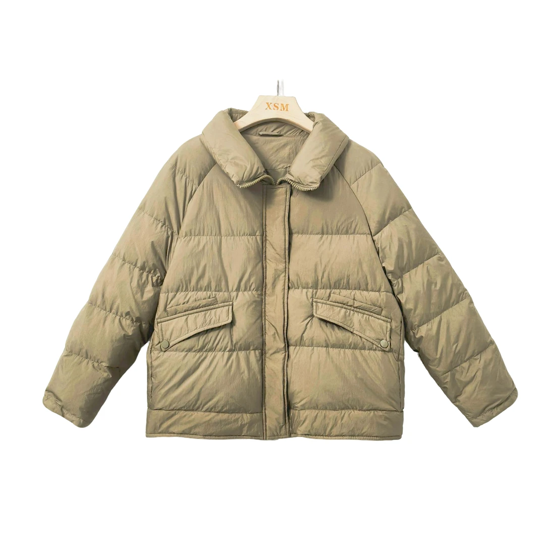 冬季新款休闲保暖时尚百搭简约宽松羽绒服D960/AS