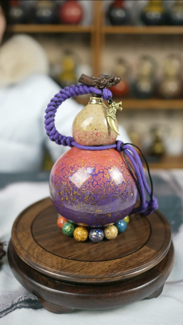 【闪购商品】115精品大漆酒葫芦送网兜漏斗