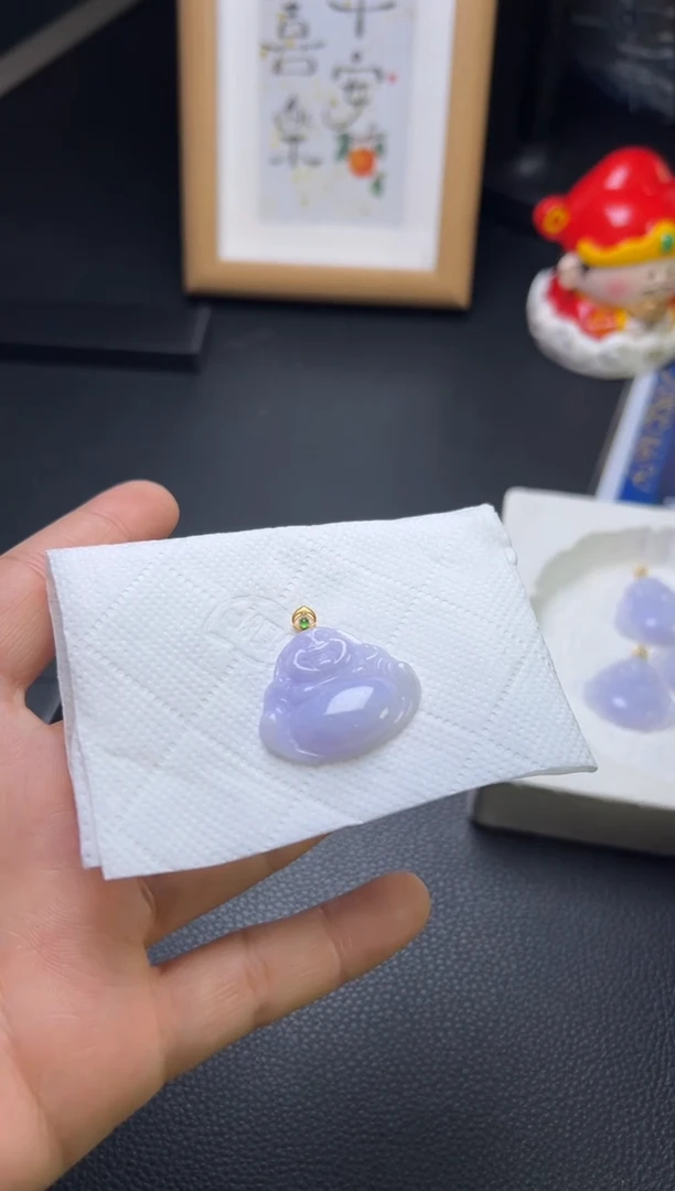 【闪购商品】翡翠颈饰18K金镶嵌001-XJGJ32多样性发一件