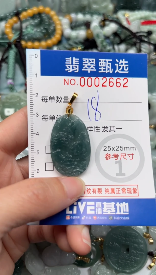 【闪购商品】翡翠颈饰未镶嵌00..2662