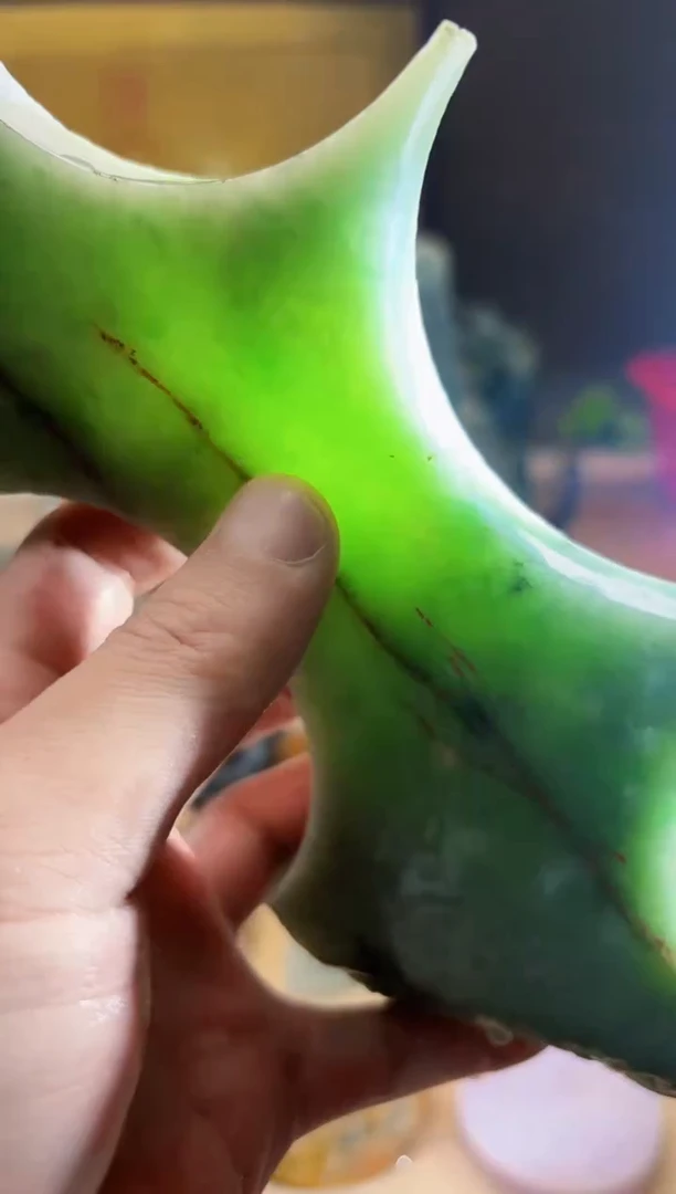 翡翠挂件未镶嵌A货张麦A930