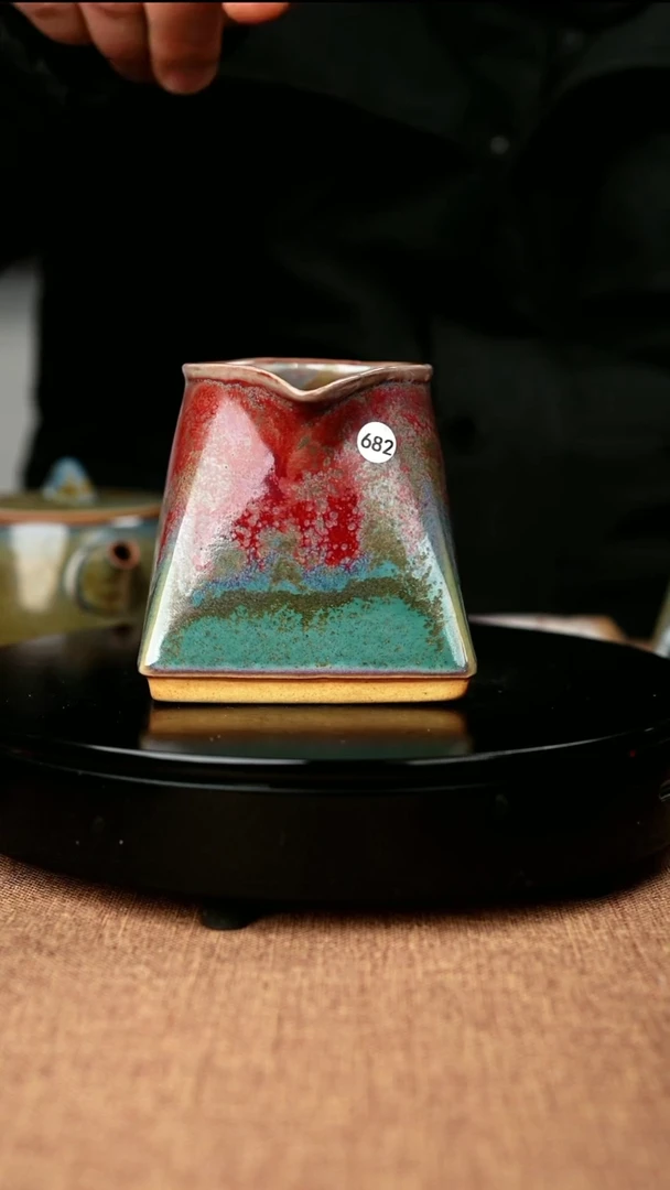 【闪购商品】682#省工一级品原矿钧瓷炉钧釉公道杯