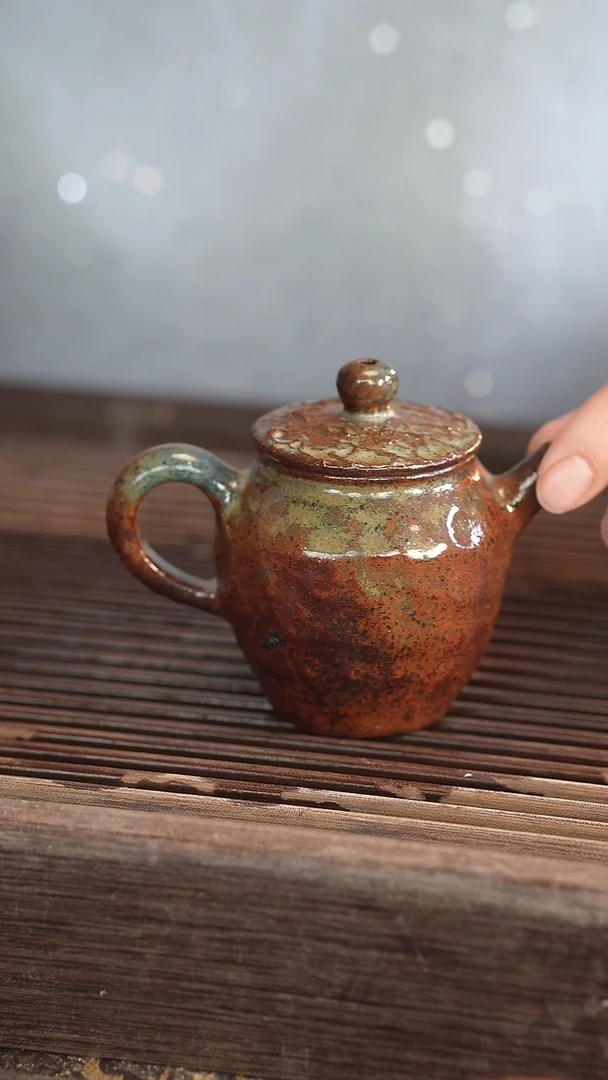 茶壶紫砂原矿手工制作13号 120cc