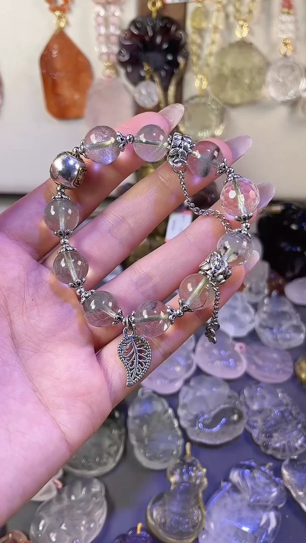 【闪购商品】水晶手链未镶嵌绿幽灵