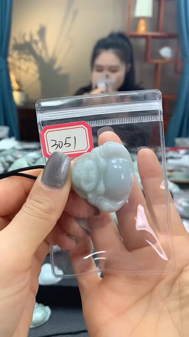 颈饰未镶嵌翡翠佛公3051