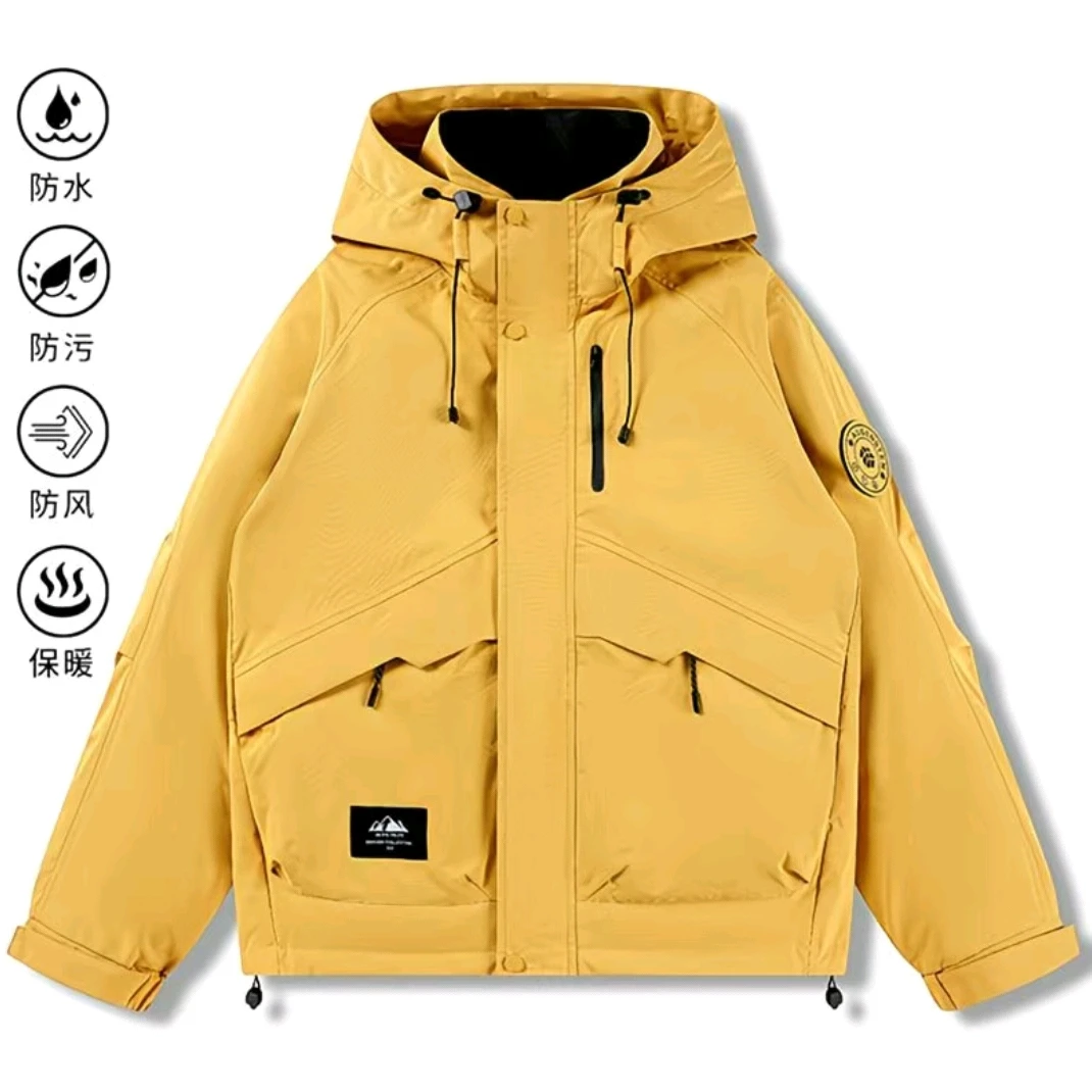 小暖炉！速热超声波石墨烯男女同款冲锋加厚棉衣818