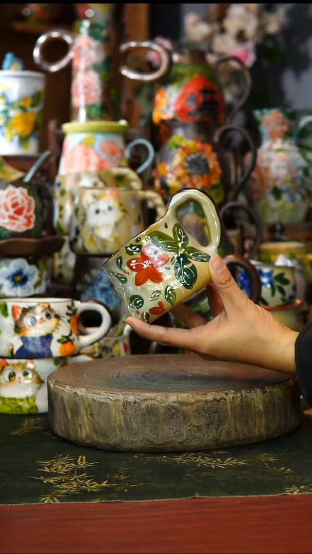 陶瓷42景德镇手工手绘釉下彩