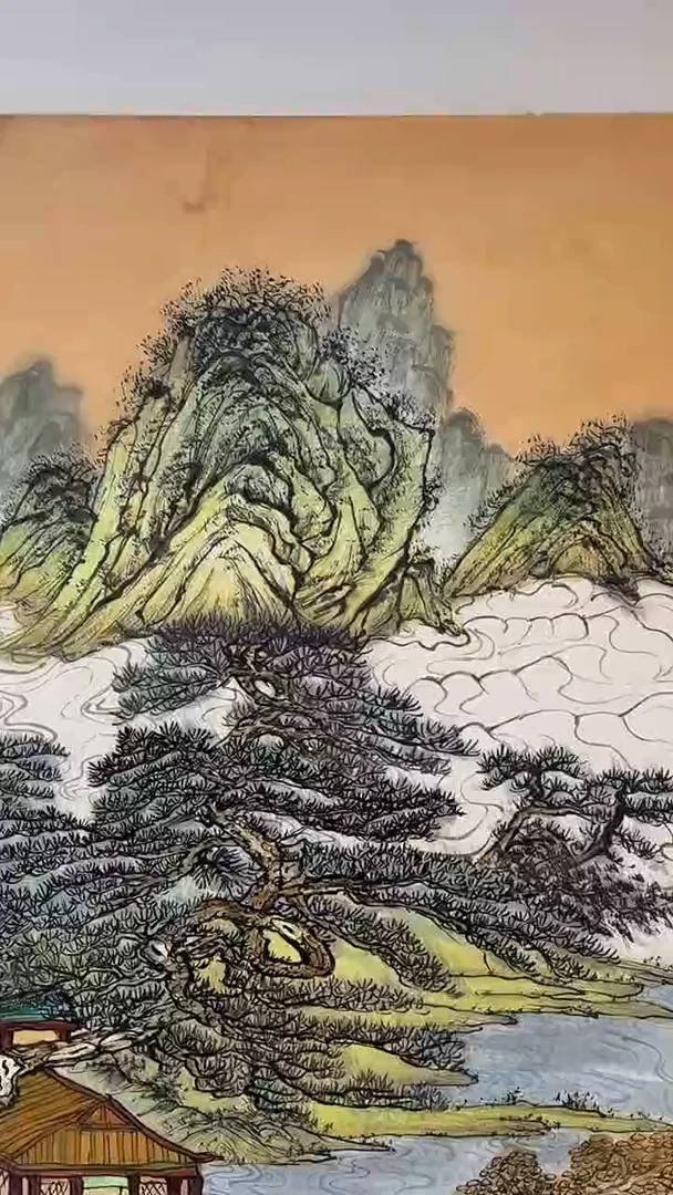 国画王炳杰手绘绘画作品24-9