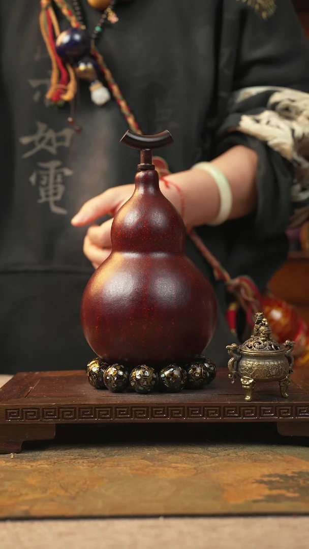 495大漆一物一拍记葫堂出品【不带手串】