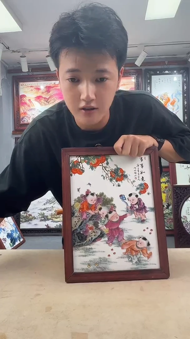 摆件瓷板画瓷板画
