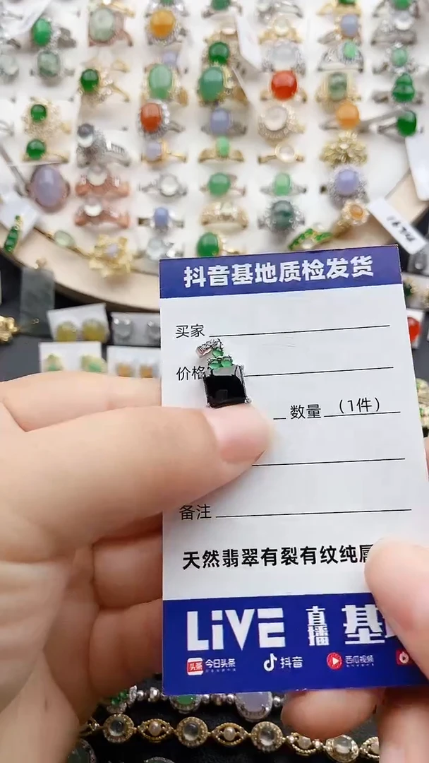 【闪购商品】翡翠颈饰银S925镶嵌1111