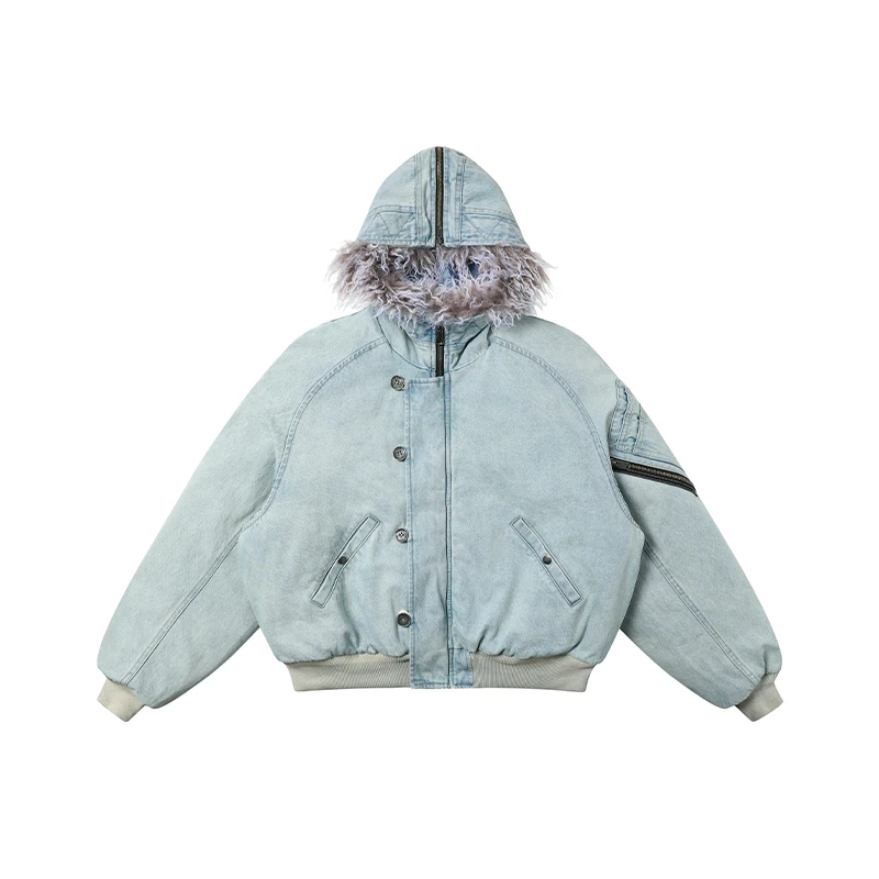 AvinMade 25FW「一直游到海水变蓝」牛仔N-2B飞行员夹克棉服