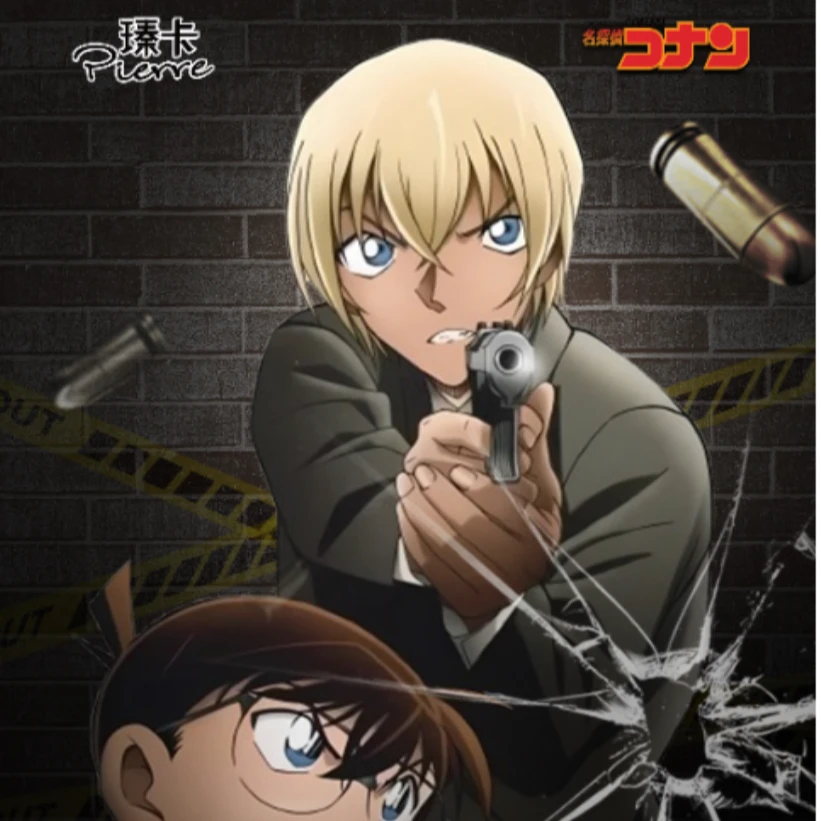 名侦探柯南-臻卡文创色纸系列盲盒收藏二创