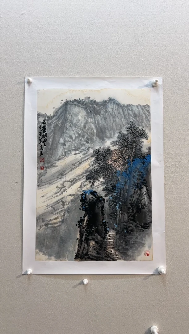 【闪购商品】国画绘画作品2平尺山水。