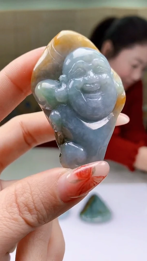 【闪购商品】定制翡翠未镶嵌4902ty-毛货挂件70