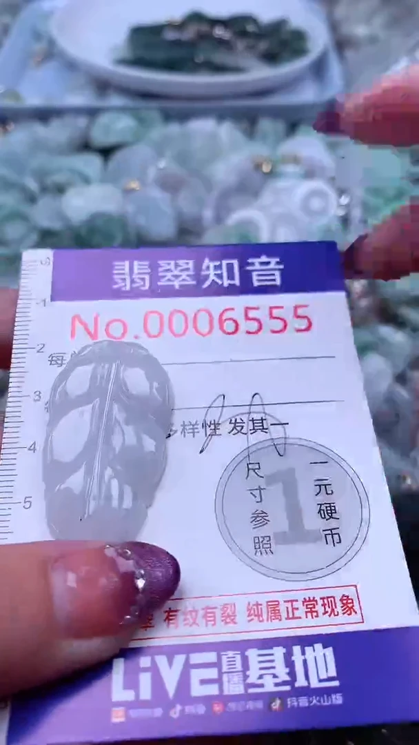 翡翠未镶嵌吊坠(不含链)6555
