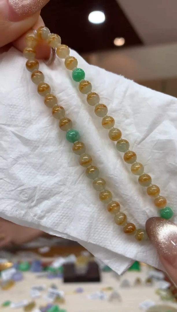 未镶嵌手串翡翠手串