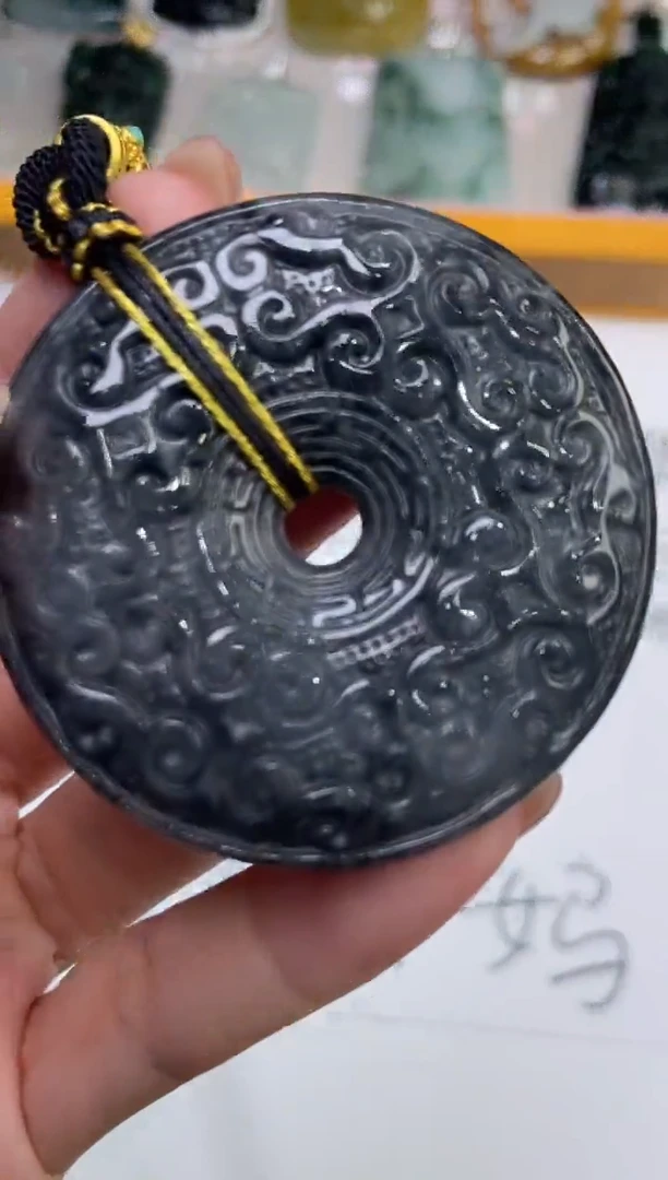 翡翠挂件未镶嵌313262/平安扣多样性发一件