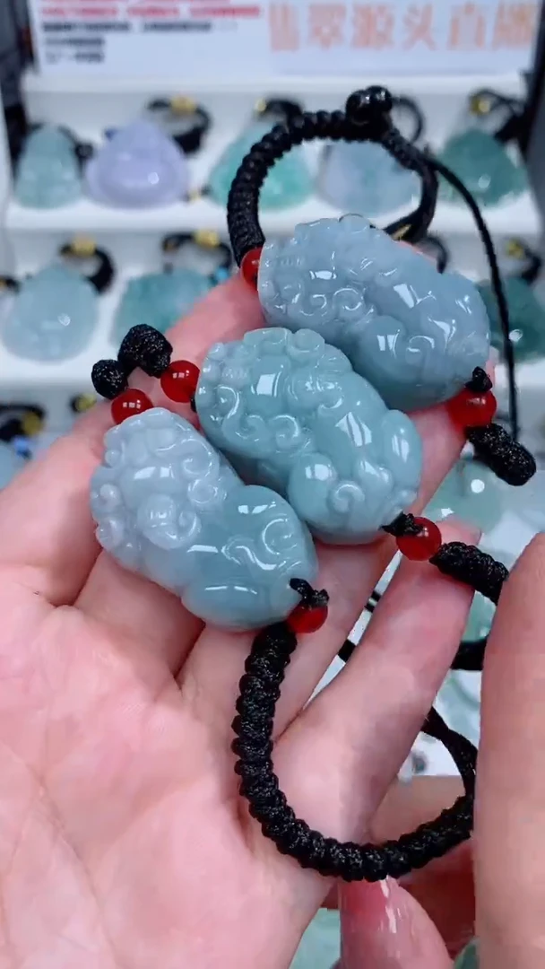 翡翠未镶嵌颈饰手绳吊坠团购多样性发一件