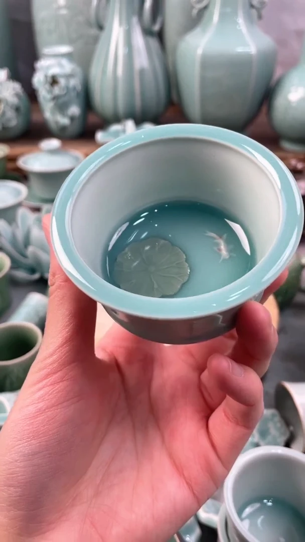 【闪购商品】纯手工 正品 慧仙青瓷 主人杯