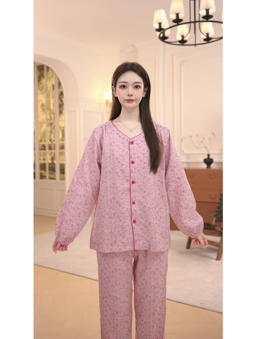 DM【花语】高定设计款纯棉家居服套装