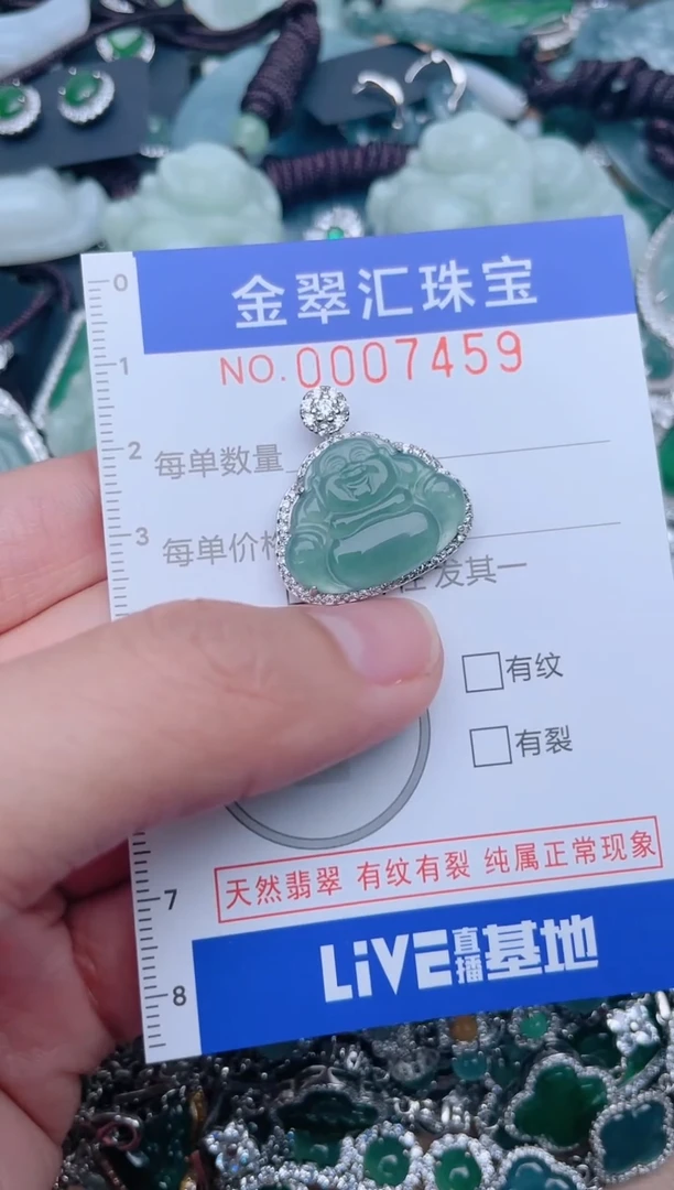 【闪购商品】翡翠颈饰未镶嵌7459.......