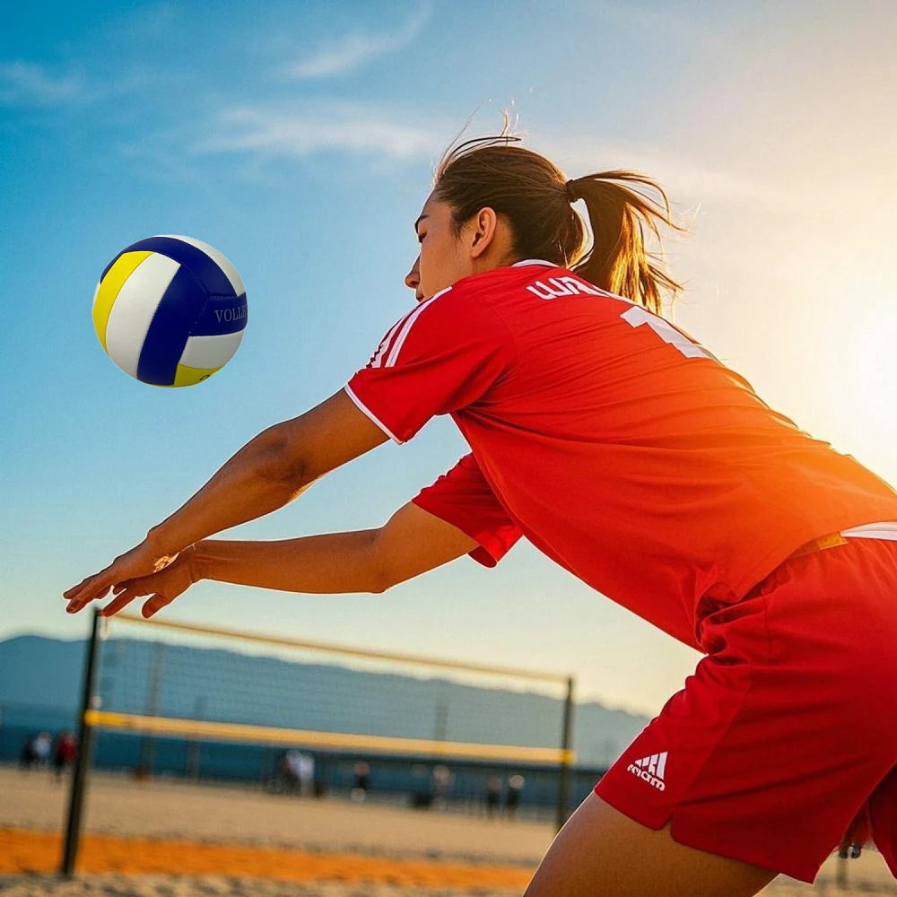 正版经典软式5号排排球学生年成人训练专用耐用手缝排球运动球体