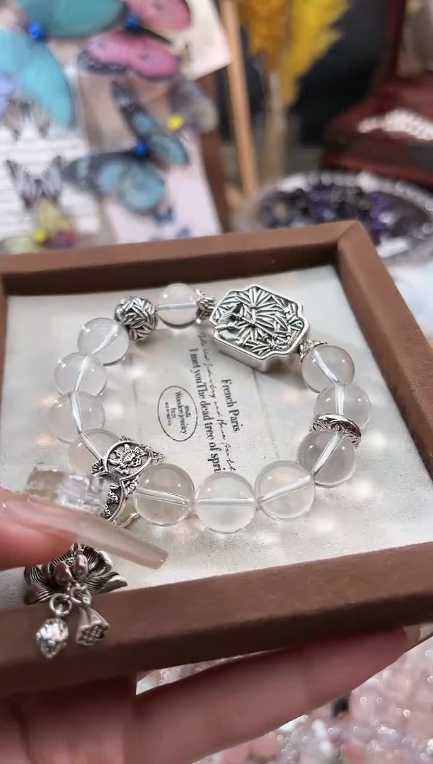 【闪购商品】水晶手链未镶嵌多样性发货颜色微差发其一