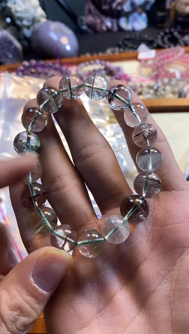 【闪购商品】水晶手链未镶嵌幽灵单圈手链13mm+