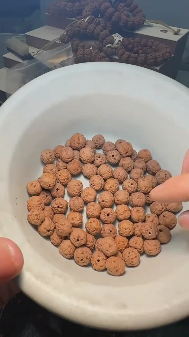 金刚菩提手串非全原桩佛手散籽12左右mm80颗