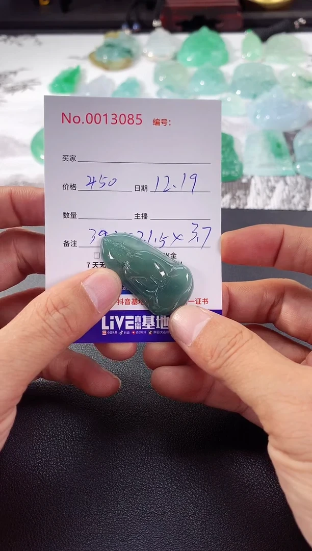 颈饰未镶嵌翡翠素衣