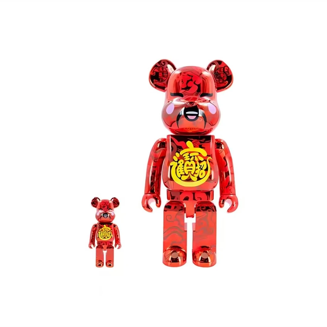 【小白】bearbrick积木熊 红ACU 400%