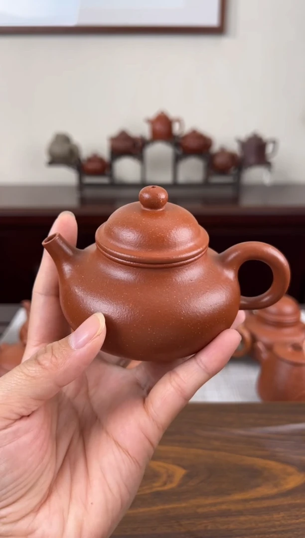 茶壶紫砂红降坡容天壶180CC