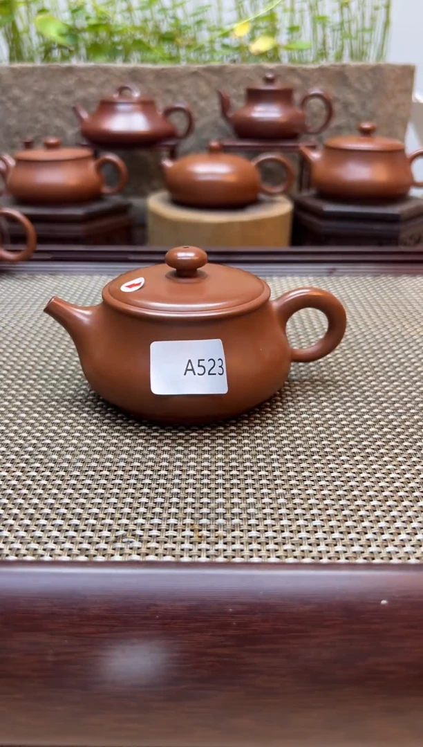 【闪购商品】朱泥茶壶微瑕 原矿全手工 A523 150cc