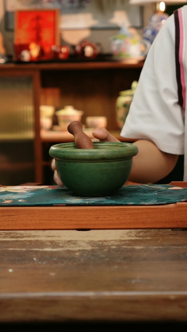 摆件景德镇纯手工釉下彩精品茶具水杯