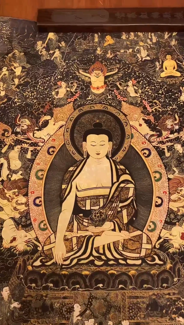 装裱画精美唐卡tk16001