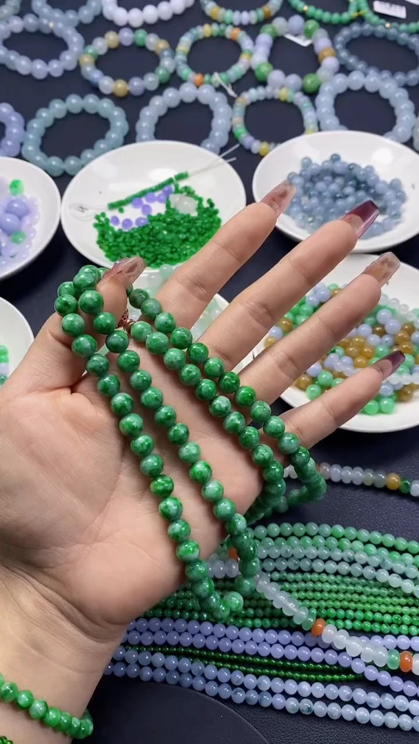 【闪购商品】翡翠散珠天然翡翠A货