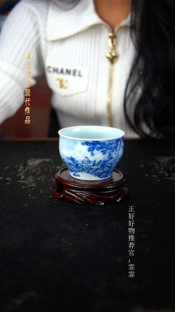 摆件景德镇手工手绘