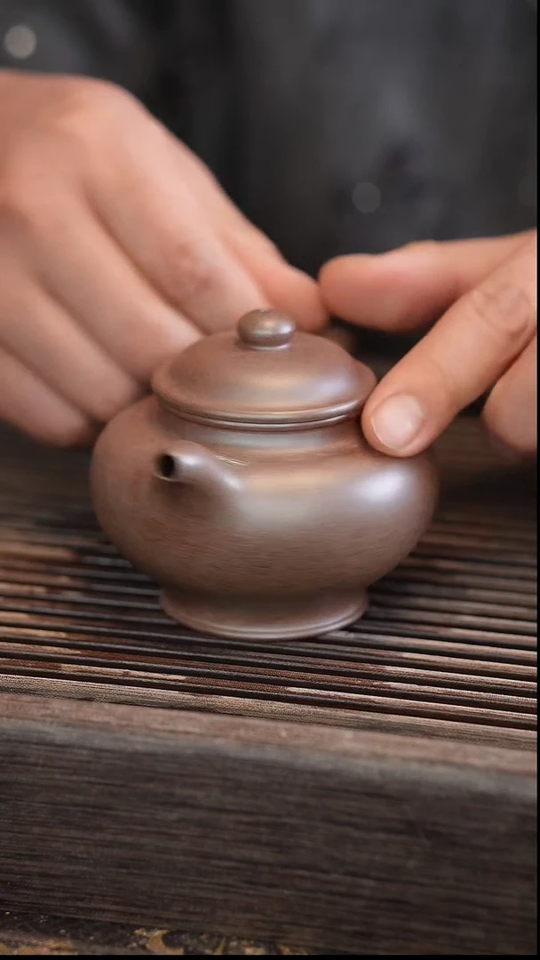 茶壶紫砂200cc 宽口