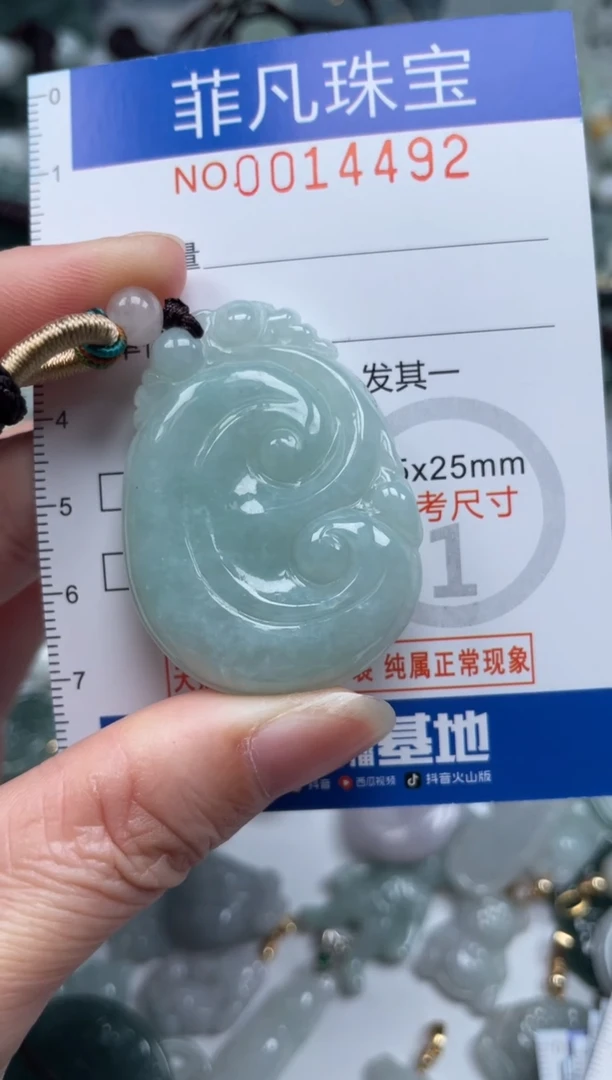 颈饰未镶嵌翡翠14492