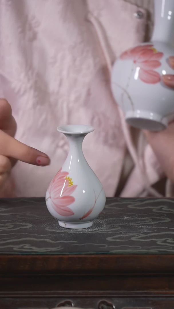 【闪购商品】摆件景德镇纯手工花瓶陶瓷