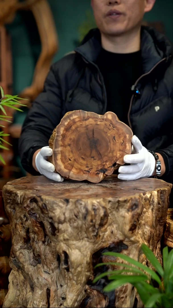 木如**影雷击枣木底座