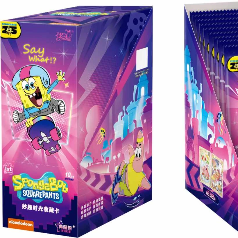 卡游海绵宝宝-妙趣时光收藏卡-典藏包FE版 梦起初章