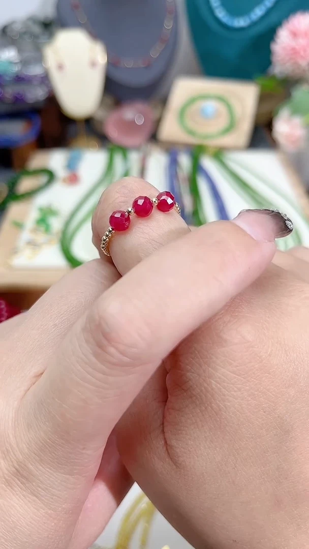 【闪购商品】红宝石戒指14K金镶嵌三生三世39