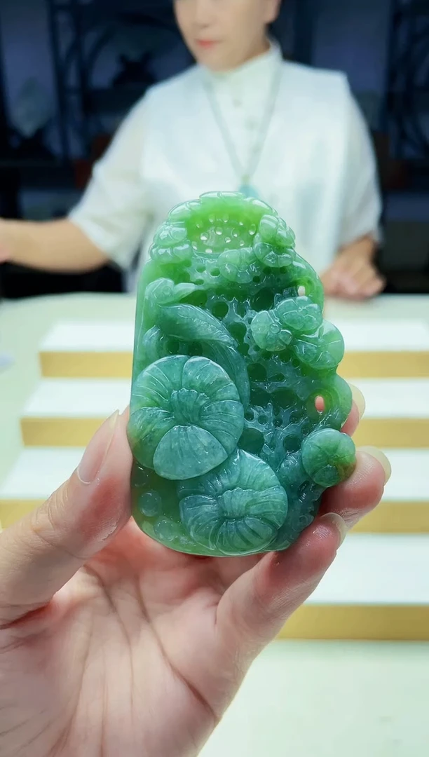 未镶嵌定制翡翠毛货09150234
